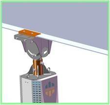 เครื่องระบายอากาศ กล่องเกียร์ มอเตอร์สต๊อก ติด HVLS พัดลมเพดานสําหรับบ้าน 5
