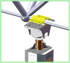 ศูนย์ออกกําลังกาย HVLS ขนาดใหญ่ 5 ใบกล่องเกียร์พัดลมเพดาน 5
