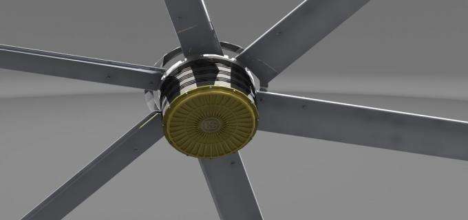 22 ฟุต แฟน HVLS ขนาดใหญ่ ความเร็วต่ํา ระดับอุตสาหกรรม 1