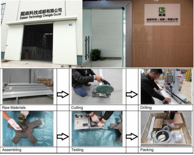 16 ฟุต 58 รอบ / นาที Pmsm พัดลมเพดานอุตสาหกรรม HVLS ขนาดใหญ่สําหรับโกดังและโรงงาน 8