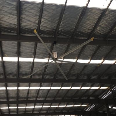 ราคาดี 18ft อุตสาหกรรมคลังสินค้าโรงงาน Pmsm ปริมาณสูงและความเร็วต่ํา พัดลมเพดานสําหรับอากาศ ออนไลน์