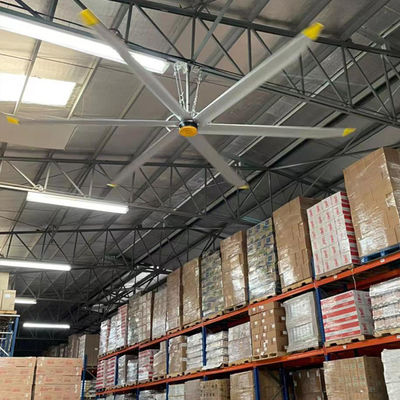 ราคาดี การติดตั้งเพดาน 5.0m 16FT แฟนกระแสอากาศ HVLS ขนาดใหญ่สําหรับการเย็นและอากาศ ออนไลน์