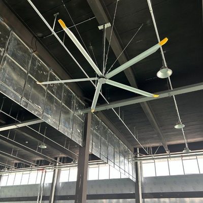 ราคาดี อลูมิเนียม แม็กนีเซียม สังกะสี DX / DS Hvls พัดลมเพดานขนาดใหญ่ที่มี 6 ใบ ออนไลน์