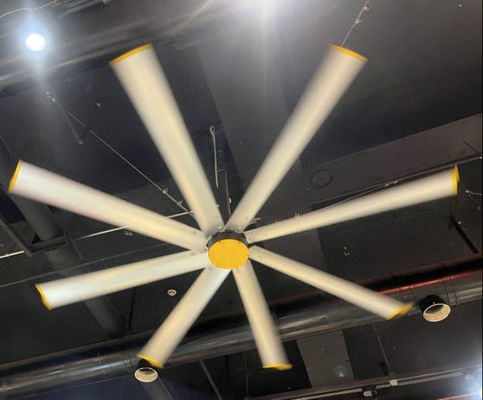 ราคาดี ODM 8ft ขนาดใหญ่ โกดังพาณิชย์ พัดลมออกเพดานที่มีปริมาณอากาศสูง ออนไลน์
