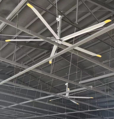 ราคาดี HVLS พัดลมเพดานอากาศภายในอาคารอุตสาหกรรม 3m 10FT พร้อมมอเตอร์ Pmsm ออนไลน์