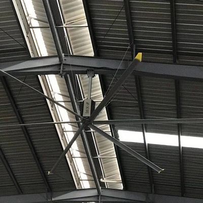 ราคาดี 1.5kw ลมเย็นธรรมชาติ ลมเย็นความเร็วสูง HVLS พัดลมเพดาน ออนไลน์