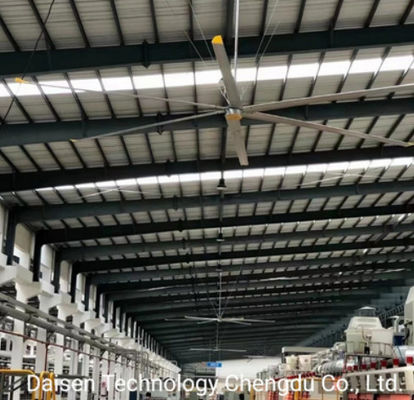 ราคาดี 7.3M 24FT ห้องเพดานใหญ่ HVLs พัดลมอุตสาหกรรม พัดลมเย็นในพื้นที่สูงใหญ่ ออนไลน์
