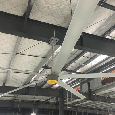 ราคาดี ความดันสูง 6.1M / 20FT มอเตอร์แม่เหล็กดั่งสมัย HVLS แฟนสําหรับการระบายอากาศอุตสาหกรรม ออนไลน์