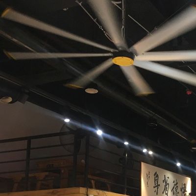 ราคาดี 380V/220V โวลเตจ 2.4m 8FT PMSM มอเตอร์ HVLS แฟนอากาศปรับปรุงอาหาร ออนไลน์