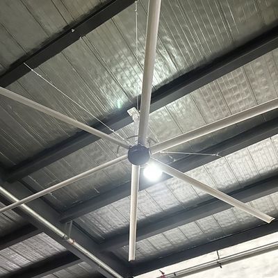 ราคาดี 24 ฟุต อลูมิเนียม แม็กนีเซียม สับสนธิ HVLS พัดลมเพดานอุตสาหกรรมสําหรับโกดังความดันสูง ออนไลน์