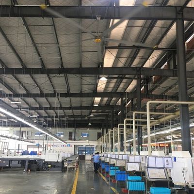 ราคาดี 6พัดลมเพดานอุตสาหกรรมขนาด 0.1 เมตร พร้อม 6 ใบอะลูมิเนียม เพิ่มการไหลเวียนอากาศในร้านขายเสื้อผ้า ออนไลน์