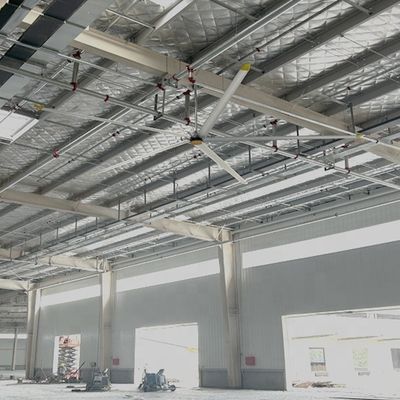 ราคาดี 380/220V มอเตอร์ประเภท PMSM Dc เครื่องปั่นภายนอกไร้แปรง 7.3m 24FT พัดลมเพดานอุตสาหกรรมที่เย็นด้วยอากาศที่มีใบ 6 ใบ ออนไลน์
