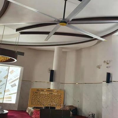 ราคาดี พัดลมเพดาน HVLS อุตสาหกรรมสําหรับการระบายอากาศพาณิชย์ 6.1m 20FT BLDC มอเตอร์ไร้แปรง ออนไลน์