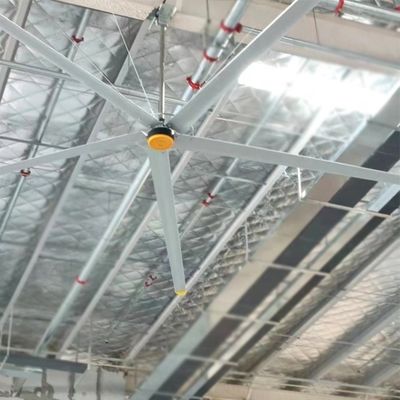 ราคาดี 3 7.3m 24FT HVLS พัดลมเพดานขนาดใหญ่อุตสาหกรรมสําหรับโกดัง ร้านอาหาร ออนไลน์