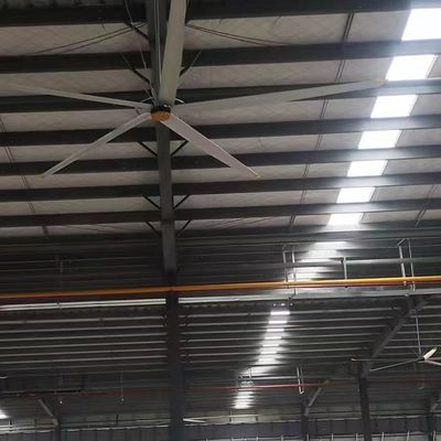ราคาดี พัดลมเพดานอุตสาหกรรม HVLS ขนาด 6.1m 20FT ที่มีพลังงานสําหรับโรงอาหารและโรงงานผลิต ออนไลน์