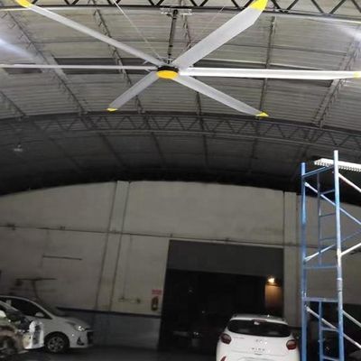 ราคาดี ประหยัดพลังงาน 5.0m 16FT HVLS พัดลมเพดานสําหรับการบํารุงรักษาฟรีและการปรับปรุงอากาศ ออนไลน์