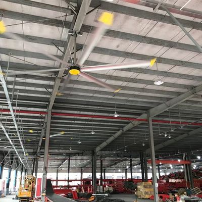 ราคาดี อลูมิเนียม แมกนีเซียม สับสนูป 6.1m 20FT HVLS แฟนเพดานอุตสาหกรรมสําหรับการอากาศฟาร์มนม ออนไลน์