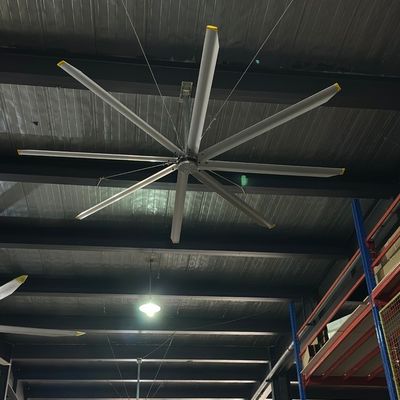 ราคาดี ปรับความเย็นด้วยอากาศขนาดสูง 3.6m 12FT พัดลมเพดาน HVLS ใหญ่อุตสาหกรรมที่มี 8 ปีก ออนไลน์