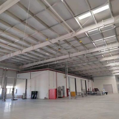 ราคาดี DX อลูมิเนียมแฟน 5 Blade Pmsm Motor HVLS แฟนเพดานอุตสาหกรรมที่ใช้ใน BYD Energy Automobile ออนไลน์