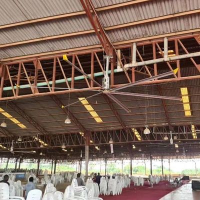ราคาดี อุตสาหกรรม HVLs ใหญ่ อุตสาหกรรม HVLs พัดลมเพดานสําหรับอากาศโรงเก็บสินค้า ออนไลน์