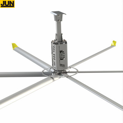 ราคาดี 1.5KW 24FT ความเร็วต่ํา HVLS แฟนอุตสาหกรรมสําหรับบ้านอาศัย ออนไลน์