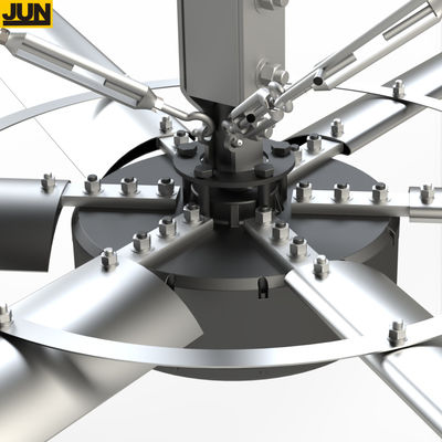 5.0m 16FT เสียงต่ํา ลมแรง กระแสอากาศ คอนโดลอยรถยนต์ ใหญ่อุตสาหกรรม HVLs แฟนเพดานขนาดใหญ่