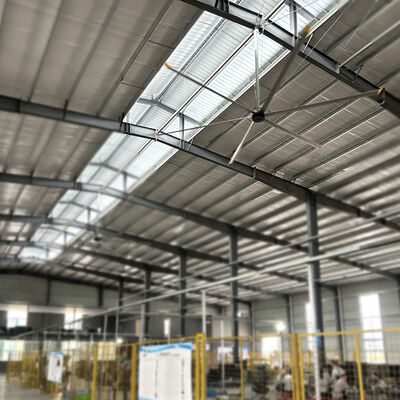 ราคาดี แหล่งไฟฟ้า AC HVLS พัดลมเพดาน พัดลมเพดาน ติดตั้งโหมด 5 เมตร กว้างใบ พัดลมโรงงานขนาดใหญ่ ออนไลน์