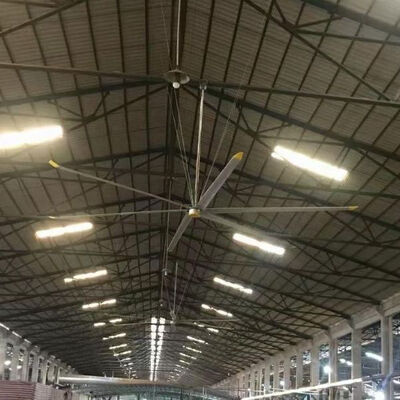 ราคาดี แผ่นเหล็กอัลลูมิเนียม หนาแรง พัดลมเพดานขนาดใหญ่ พัดลมเพดานที่ติดตั้ง เหมาะสําหรับเพดานสูงและพื้นที่กว้าง ออนไลน์