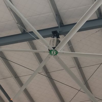 ราคาดี เครื่องระบายอากาศ กล่องเกียร์ มอเตอร์สต๊อก ติด HVLS พัดลมเพดานสําหรับบ้าน ออนไลน์