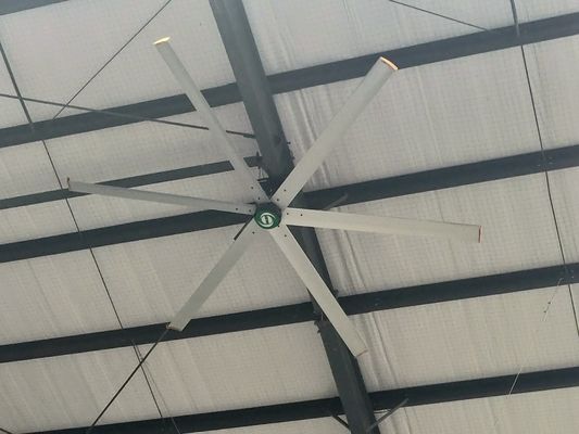 ราคาดี 4.8M 16 ฟุต โรงงานขนาดใหญ่ ปริมาตรภาพสูง พัดลม HVLS ขนาดใหญ่ ออนไลน์