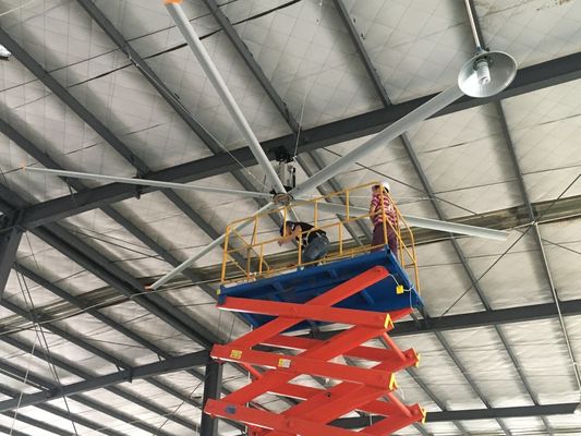 ราคาดี แอโรเมทัล บลัด 3.6M 12 ฟุต pmsm สีแสง แฟน HVLS ใหญ่ ออนไลน์