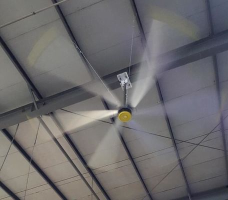 ราคาดี พัดลมเพดาน HVLS PMSM Motor สําหรับเพดานสูง ออนไลน์