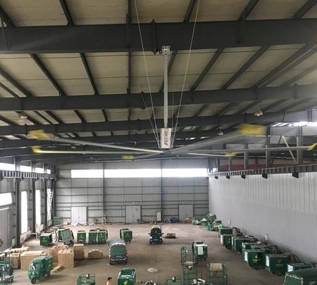 ราคาดี โรงงานทําความเย็นอากาศ 0.6KW 14FT 5 Blade HVls แฟน ออนไลน์