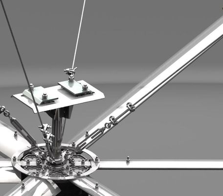 ราคาดี 7.3m 50RPM อลูมิเนียม Blade พัดลมเพดานสําหรับการระบายอากาศโรงงาน ออนไลน์