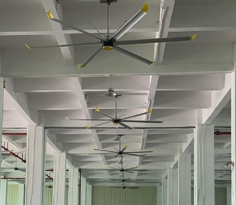 ราคาดี 22 ฟุต Hvls อลูมิเนียม Blade พัดลมเพดานสําหรับการระบายอากาศโรงงาน ออนไลน์